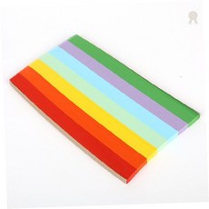 색종이 칠색 무지개 종이접기 공예재료 7색 미술놀이 학습교구 어린이집 유치원, 상세페이지 참조, 상세페이지 참조