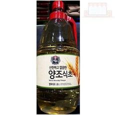 음식점 양조식초(백설 1.8L)