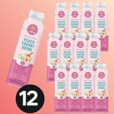 요아정 드링킹요거프 피치, 12개, 500ml
