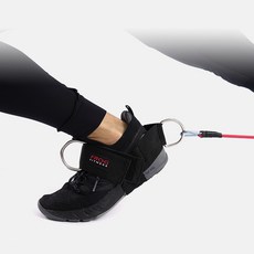 킥백 발목 스트랩 X2 I 튜빙밴드 저항밴드 케이블스트랩 케이블용품, 0.1kg