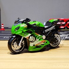 【台灣出貨】聲光重機摩托車玩具 警車摩托車 合金摩托車 摩托車模型車 聲光杜卡迪 摩托玩具 仿賽摩托車, 1個, 袋裝-仿賽-綠/塑膠