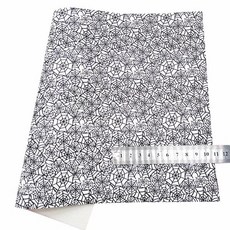 쿠쿠스토어 할로윈 박쥐 반짝이 가죽 물방울 무늬 사자 정의 패브릭 거미 인쇄 활 DIY 21x29CM Q1445, 05 1
