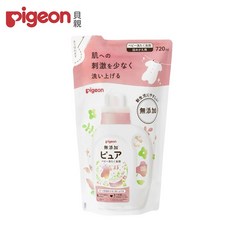 Pigeon 貝親 無添加嬰兒洗衣精 補充包 720ml, 2盒