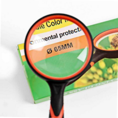 더블 독서 핸디형 렌즈 돋보기 65mm 확대경 59000EA 1EA, 본상품
