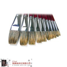 EDINBURGH REALISM愛丁堡野豬鬃油畫筆---平/E047A/單售B篇, 1個, 22, 22