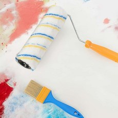 케이쓰리 도배붓 블루 페인팅 도구 3종 세트