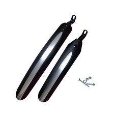 20吋腳踏車反光土除擋泥板，T2、T3、小折、小徑車專用，附螺絲包，防泥水飛濺，夜間安全反光, 1個