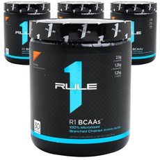 RULE1 BCAAs支鏈胺基酸粉 柳橙口味, 4個, 222克