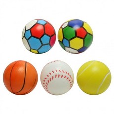 말랑말랑 스펀지볼중 소프트볼 탄력볼 스펀지공 1(개) 4969 PCS