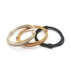 MAXCHEER 천 커버 왁스 빈티지 스타일 푸시백 기타 와이어 3m10피트 5-화이트/5블랙 푸시백 와이어 일렉트릭 기타 업그레이드 키트용, 화이트&블랙&옐로우