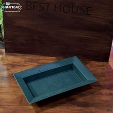 미니가든 플라스틱 직사각 수반 사각 정원용품 다육이 선인장 화분 수반 자이언트캣