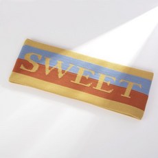 薄款戶外跑步健身吸汗運動束髮帶，透氣吸汗，固定髮型，多色可選, SWEET薑黃, 1個