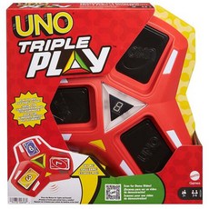 美泰兒 UNO Triple Play 桌遊 卡牌 遊戲, 1個