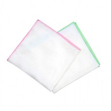 [도매포유]무형광 순면 가제손수건 대 10매입