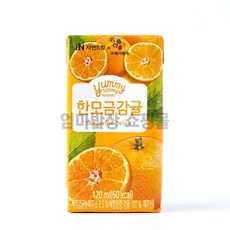 씨제이프레시웨이 & 자연드림 한모금감귤 120ml*24개입, 48개, 120ml