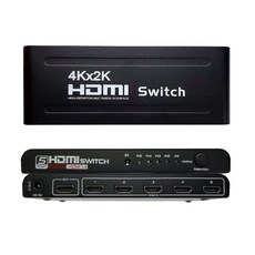 4Kx2K HDMI影音切換器 5進1出/3進1出 HDMI-G-VC02 視訊切換器 遊戲直播 擷取盒, 1個, 5進1出