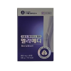메디바이오랩 멜라메디 식물성 멜라토닌 함유, 1개, 60정