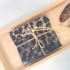 CRT 045 탐나요 고급 TPU 가공 방수 원단 패턴 무지 코팅 패브릭, 1개, 레오 베이지브라운