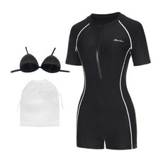 오르웨인 여성 실내 반신 원피스 2부 수영복 2종