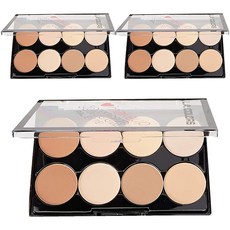 엘에이컬러즈 아이 러브 메이크업 컨투어 팔레트 28.8g, C30352 Light-Medium, 3개