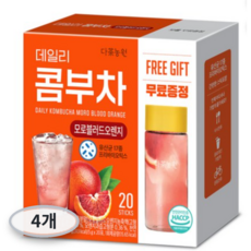 다농원 데일리 콤부차 모로블러드오렌지, 5g, 4개, 20개입