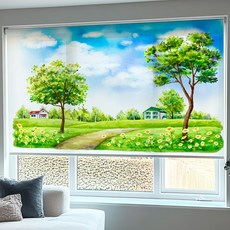 노엘리안 실사 그림 롤스크린 블라인드 블루밍 100종 (암막 방염 방수 가능)