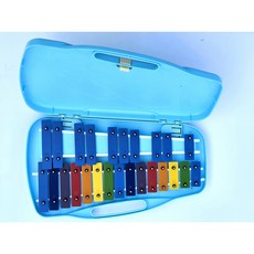 명창 실버스타 공명실로폰25K(핑크색) 무지개 칼라음판, 블루, 1개