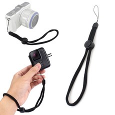 액션캠 카메라 손목 핸드 스트랩 셀카봉 미러리스 고프로 호환, 1개