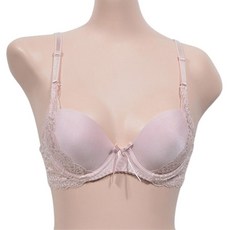 여성스러운 레이스 3/4컵 몰드 A컵 브라