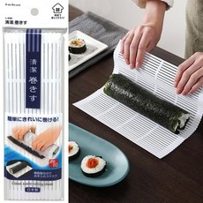 일본 사나다 김밥말이 발 플라스틱 김발, 1개, 화이트