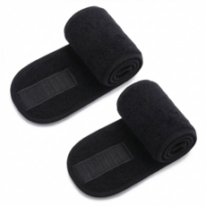 클레어라 남여공용 찍찍이 세안밴드, 블랙, 2개