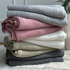 한스갤러리 KC인증 렌징 모달 와플 여름이불 홑이불(5colors ---3sizes), 그레이