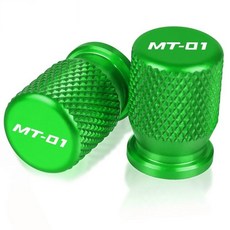 오토바이 타이어 밸브 에어 포트 스템 커버 캡, 1개, 7. Green MT01 LOGO