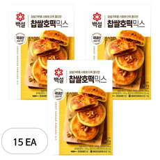 백설 찹쌀호떡믹스, 400g, 15개
