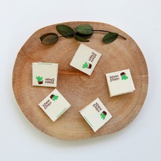 쏘잉스 / 5개] 끼움라벨 쵸코선인장 Z0661 CC0, 5개