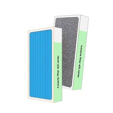 Blueair 適用400/403/405/450e/490i/480i空氣清淨機濾心濾網, 1個, 抗敏級 HEPA+蜂巢碳 Smokestop 版本