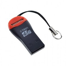 미니 마이크로 SD 카드 리더기 USB 2.0, 리더기(T699), 1개