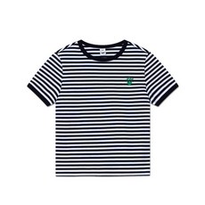 Lee 키즈 스트라이프 링거 티셔츠 네이비 L502ST77NA 1063098
