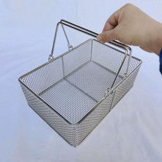 304不銹鋼取樣籃 實驗室手提籃 方形采樣筐, 1個