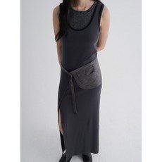 매장정품 에잇세컨즈 8SECONDS 홀터넥 롱 저지 원피스 애쉬 165771CC14 545704