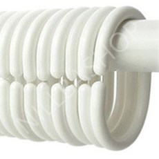 닐바샵 C형 걸이형 커튼링 화이트 12개입 커텐봉 링고리, 본상품