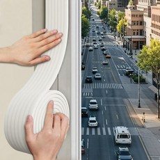 Alemon 외풍차단 창문 문틈 바람막이 테이프 방풍 테이프, 그레이