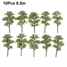 모델 나무 장식품 장식 철도 풍경 플라스틱 스케일 장면 집 거실 주방, 1개, 3. A4