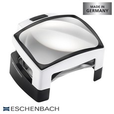 Eschenbach 宜視寶 3x/12D/100x75mm 德國製 LED 立座式大鏡面非球面放大鏡, 1個