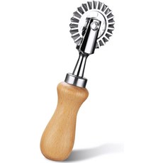 퓨전텍 페이스트리 휠 커터 - 파스타 가정 및 주방용 라비올리 크림퍼 1.3인치
