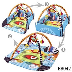 嬰兒 多功能遊戲圍欄健身架 爬行墊 遊戲毯, BB042彩盒, 1套