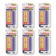 건강두배로 잭스 덴탈프로 치간칫솔 사이즈 0 (SSSS), 15개입, 6개