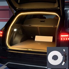 WAHA 필랑트 그랑콜레오스 트렁크 식빵등 조명 면발광 LED 무드등 간편설치 악세사리 용품, 1개, 그랑콜레오스/필랑트 웜화이트(커넥터타입)