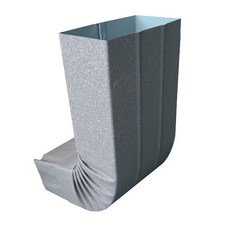 링클징크 빗물받이 지붕 처마 물받이 선홈통 3m 단위 구성품 옵션 추가 가능 착불배송, 6.엘보밖, 2.브라운스톤, 1개