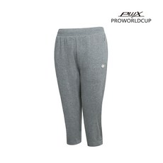 PWX Q223-5621-1MG 여성용 7부 트레이닝팬츠 기능성 요가복 런닝크루복